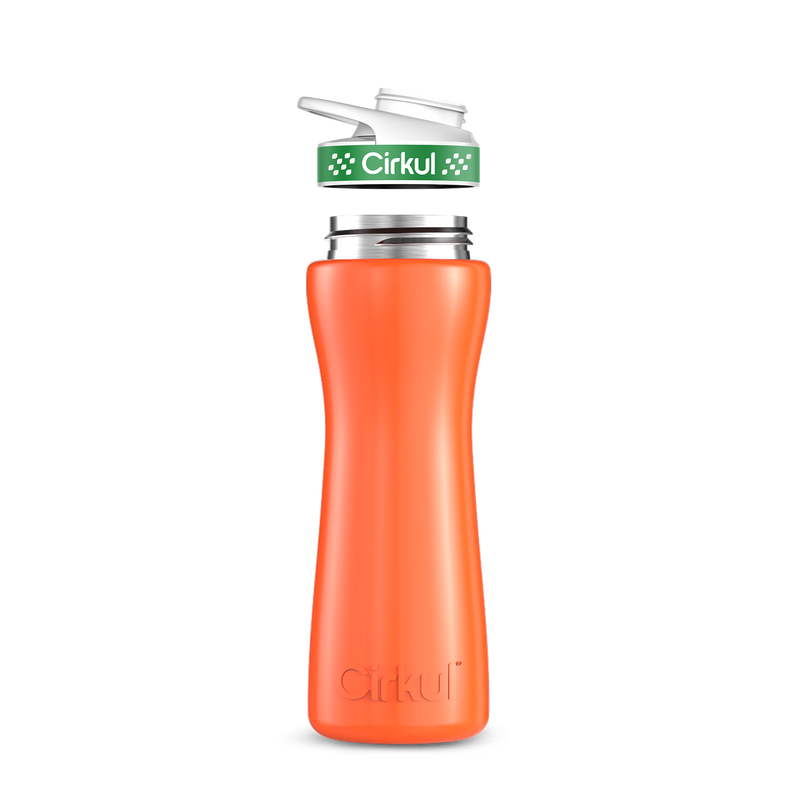 22oz. Stainless Steel Bottle & Comfort Grip Lid Orange