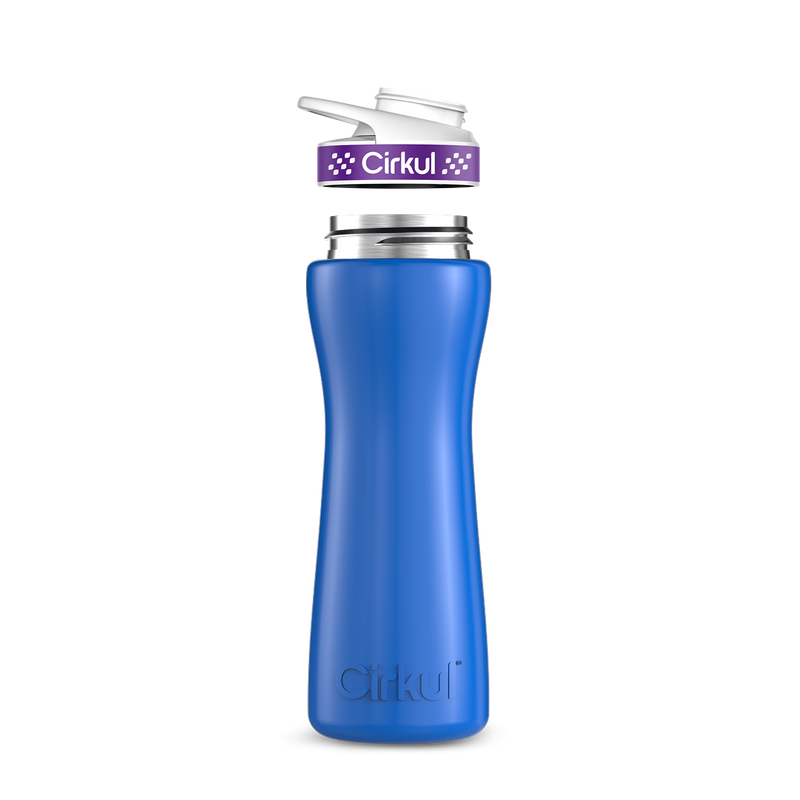 22oz. Stainless Steel Bottle & Comfort Grip Lid Navy